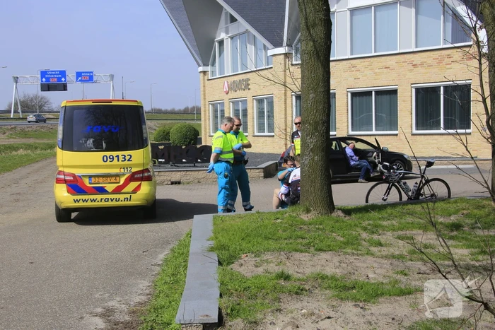 Wielrenner gewond na valpartij