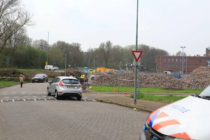 Fietsster aangereden door auto