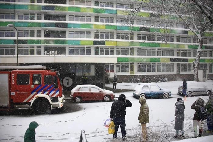 Veel rookontwikkeling bij matrassenbrand
