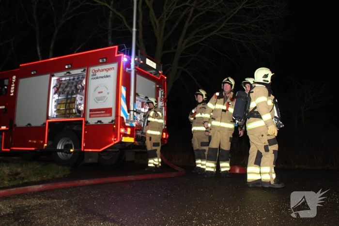 Uitslaande brand verwoest schuur