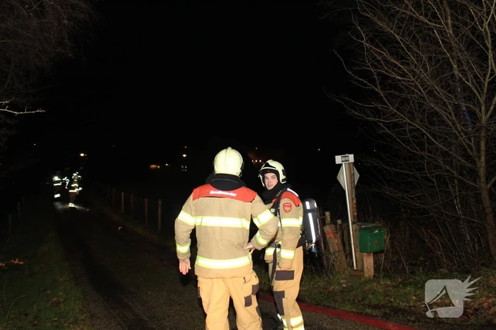 Uitslaande brand verwoest schuur