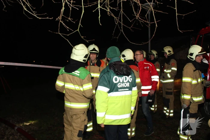 Uitslaande brand verwoest schuur
