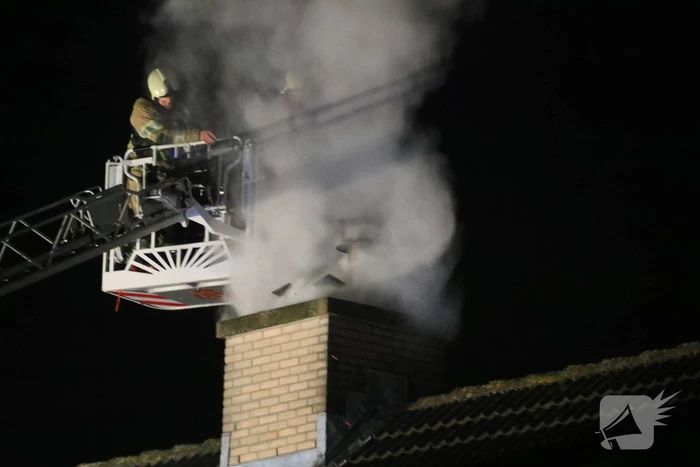 Flinke schoorsteenbrand