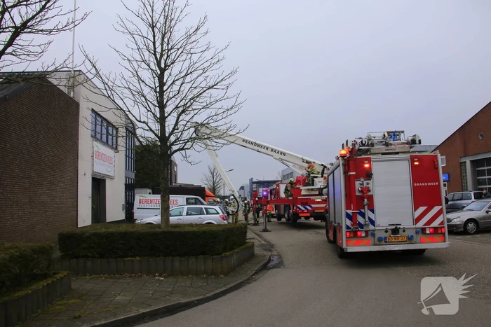 Brand in machine slagerij
