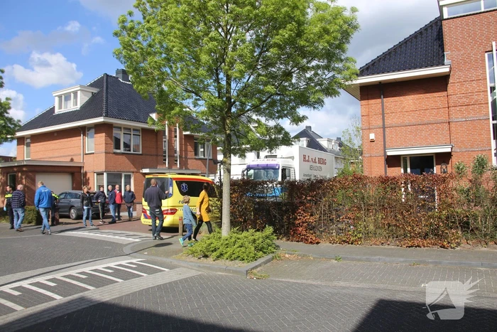 Verhuizer raakt gewond