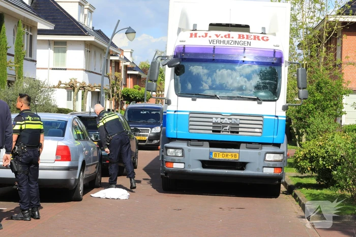 Verhuizer raakt gewond