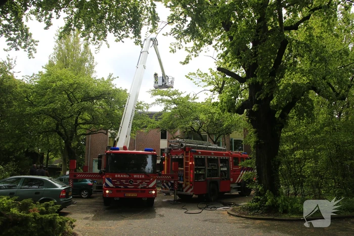 Flat ontruimd na brandstichting
