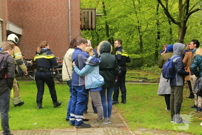 Flat ontruimd na brandstichting
