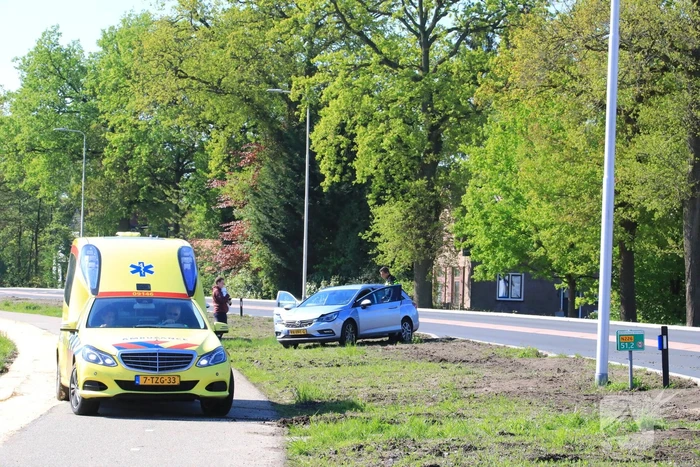 Kop-staartaanrijding tussen twee voertuigen