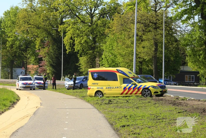 Kop-staartaanrijding tussen twee voertuigen