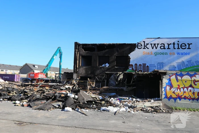 Day after grote brand sporthal Schuilenburg