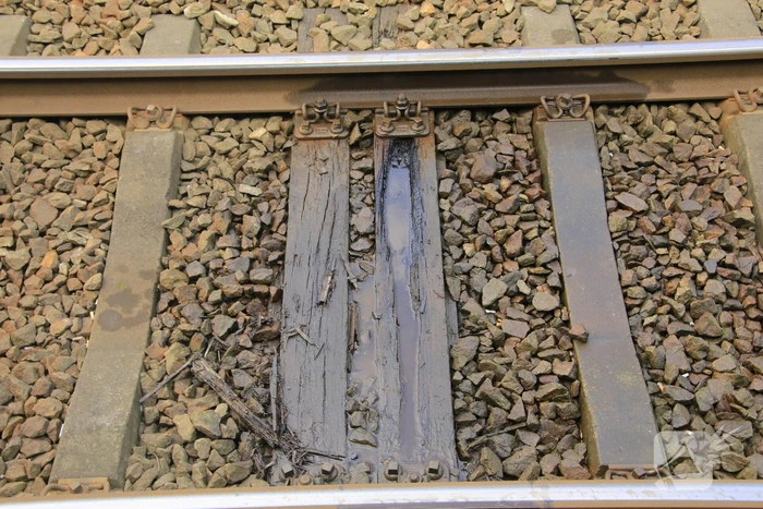Biels spoorlijn bij station vat vlam