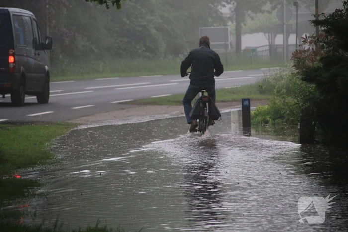 Waterleiding gesprongen