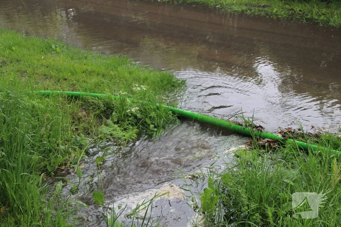 Waterleiding gesprongen