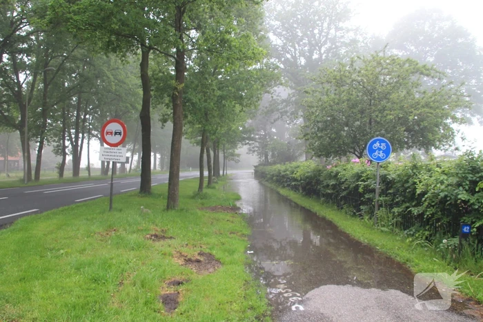 Waterleiding gesprongen
