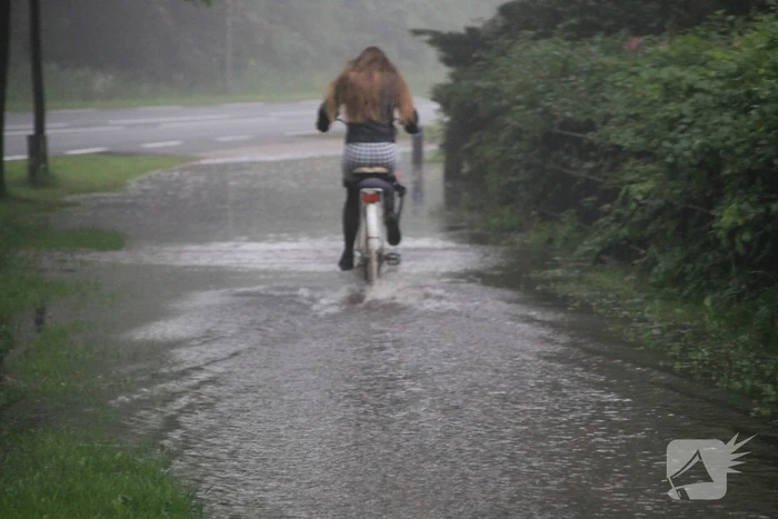 Waterleiding gesprongen