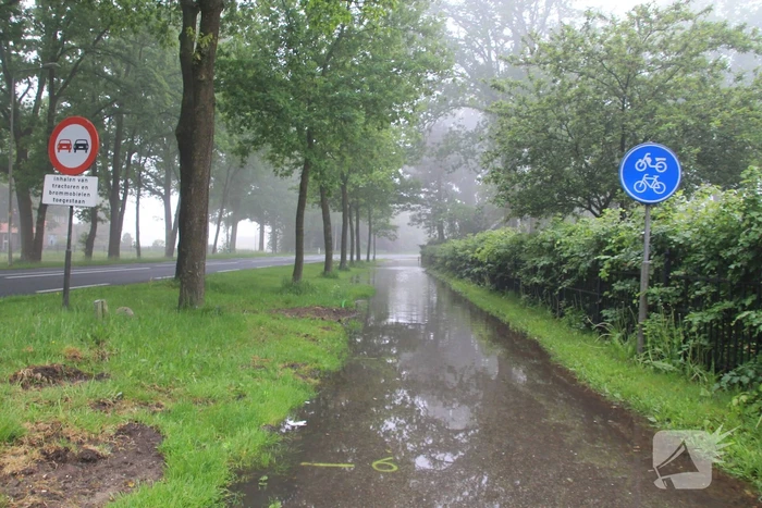 Waterleiding gesprongen