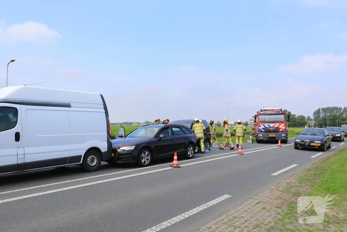 Meerdere gewonden bij kop-staartaanrijding