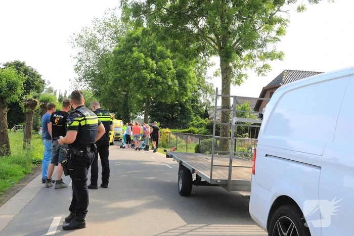 Afslaande fietsster zwaargewond