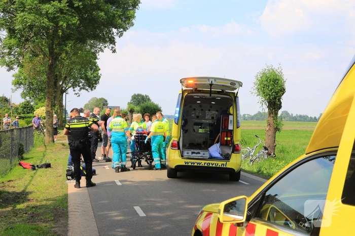 Afslaande fietsster zwaargewond