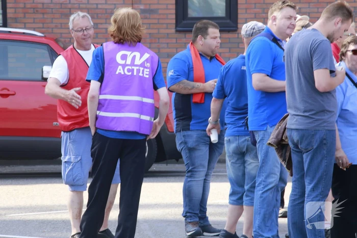 Buschauffeurs houden protestmars