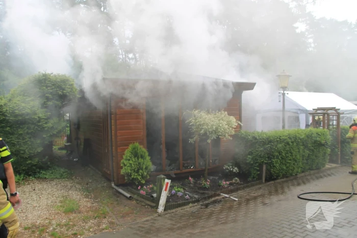 Chalet zwaar beschadigd door brand