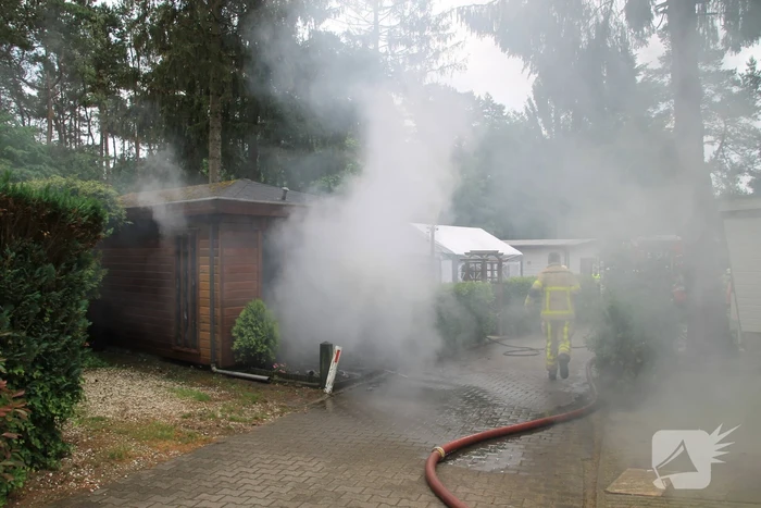 Chalet zwaar beschadigd door brand