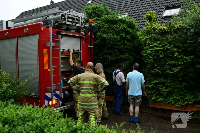 Water loopt uit sanitair en zet woning blank