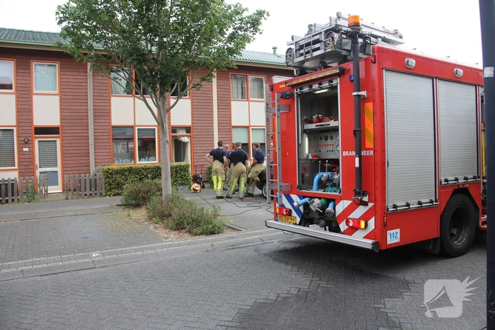 Brand in meterkast van woning