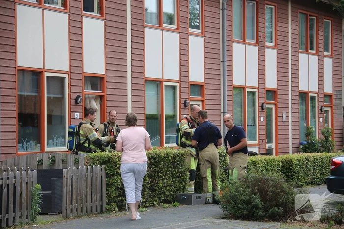 Brand in meterkast van woning