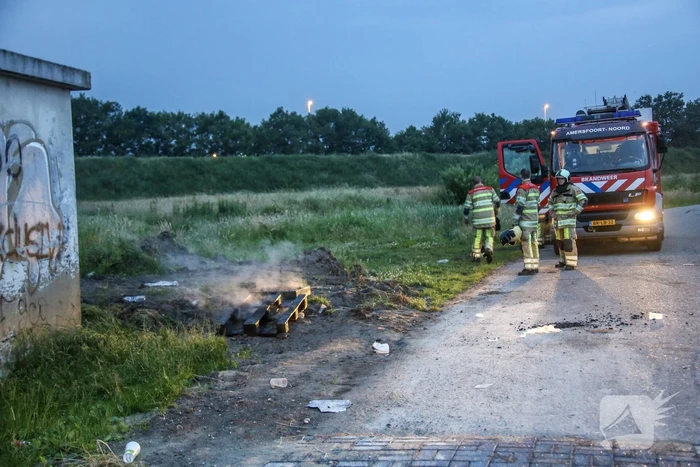 Pallet in de fik gestoken, Amersfoort (+ VIDEO)