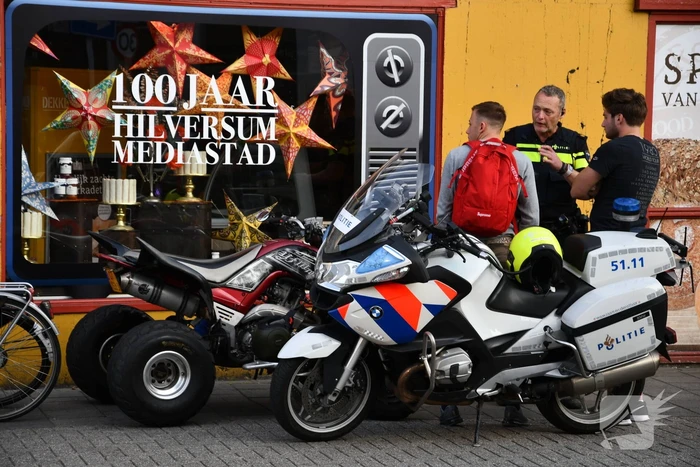 Quadrijder krijgt aanrijding met fietser