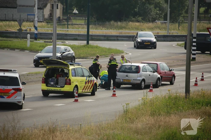 Schade na kop-staartaanrijding