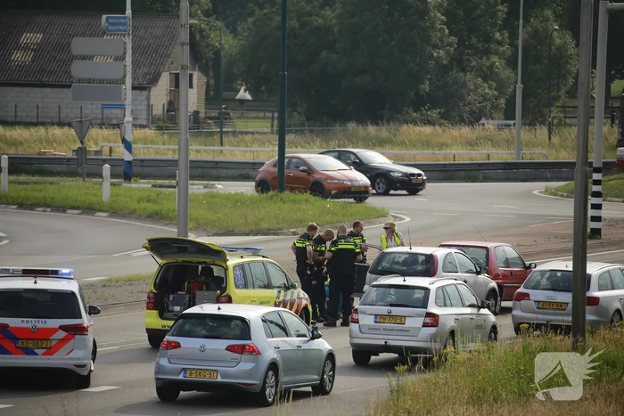 Schade na kop-staartaanrijding