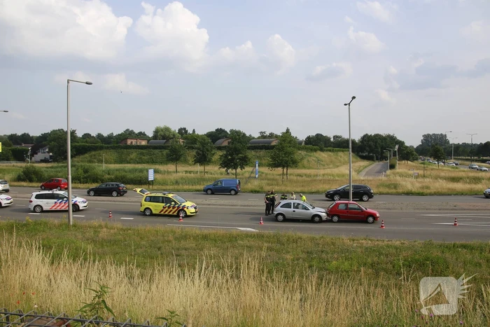 Schade na kop-staartaanrijding