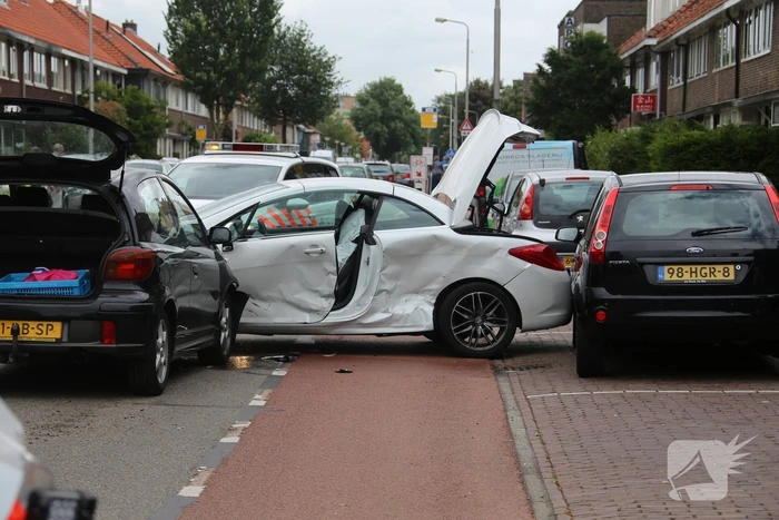 Veel schade bij aanrijding