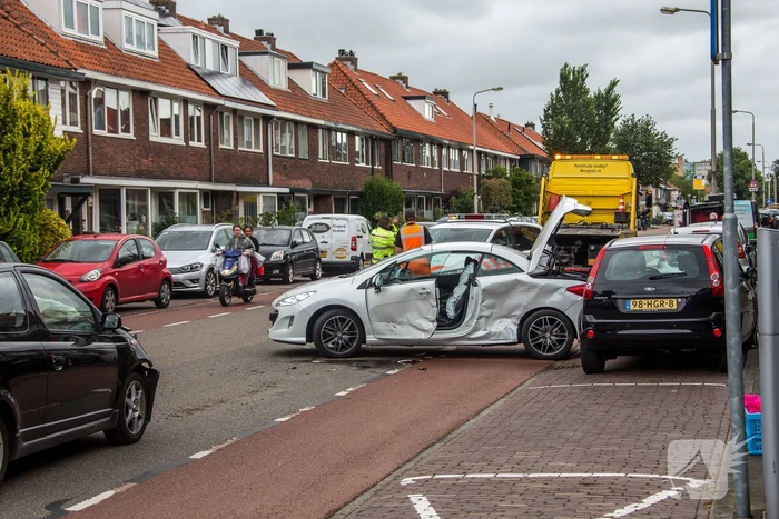 Veel schade bij aanrijding