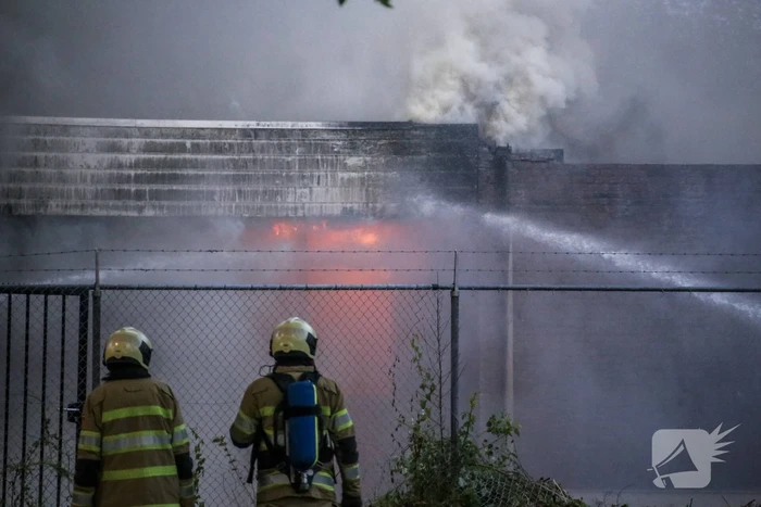 Grote brand in DHL-depot
