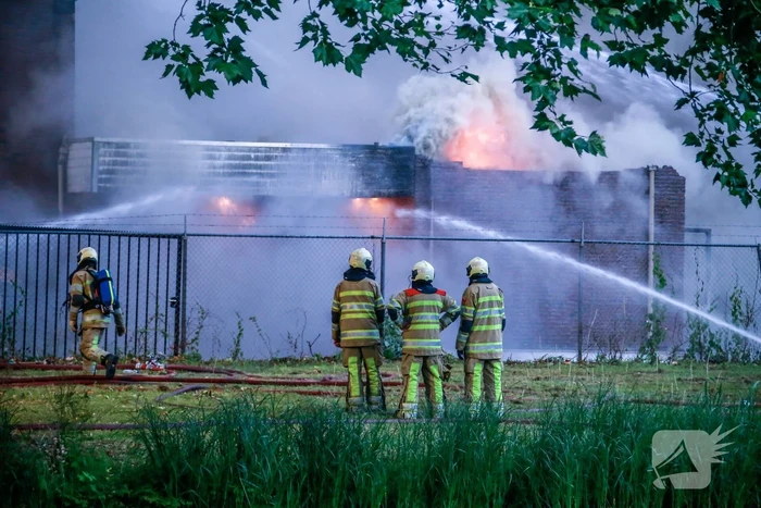 Grote brand in DHL-depot