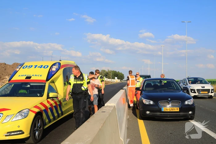Dronken bestuurder klapt op voorganger