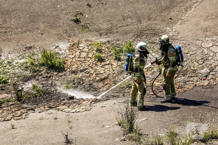 Mountainbiker treft brand aan