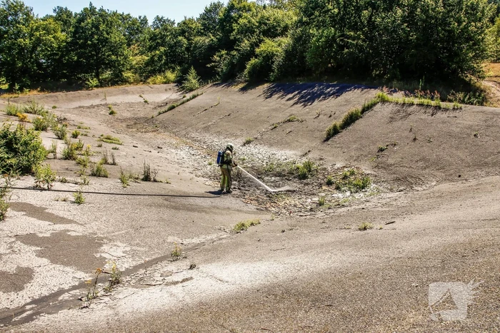 Mountainbiker treft brand aan