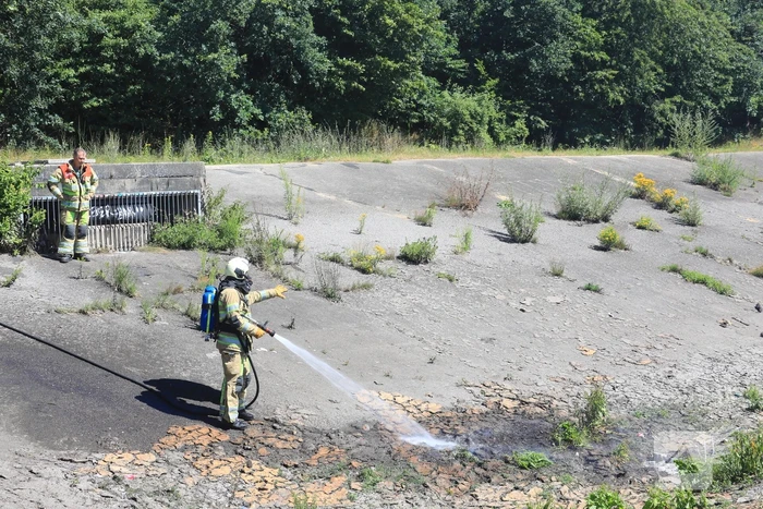 Mountainbiker treft brand aan