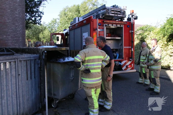 Container vat vlam