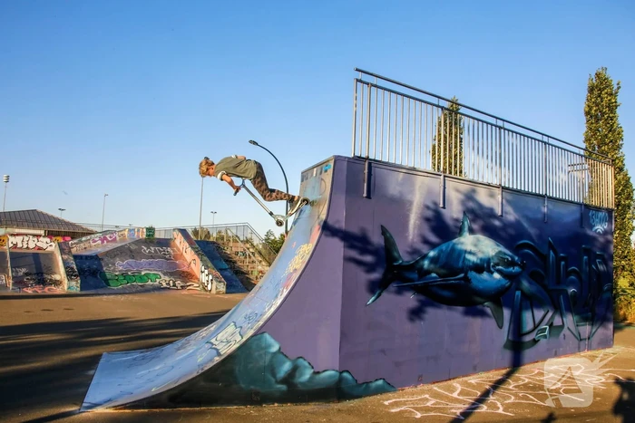 Skaters teleurgesteld over omgespoten clown