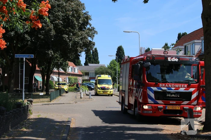 Kledingkast in brand