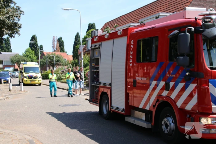 Kledingkast in brand