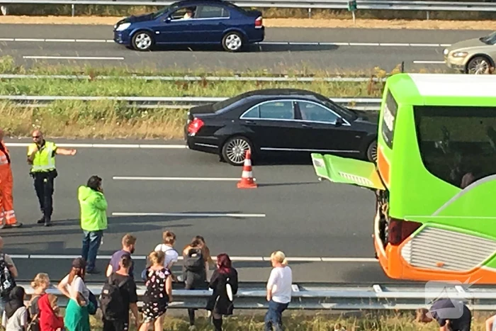 Flixbus strandt na brand