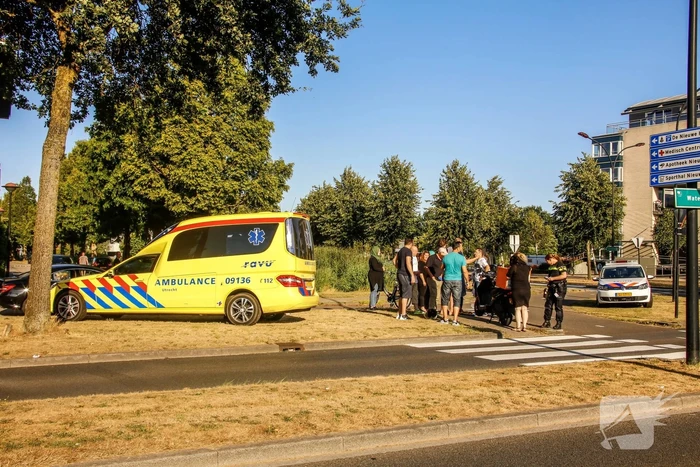 Maaltijdbezorger aangereden