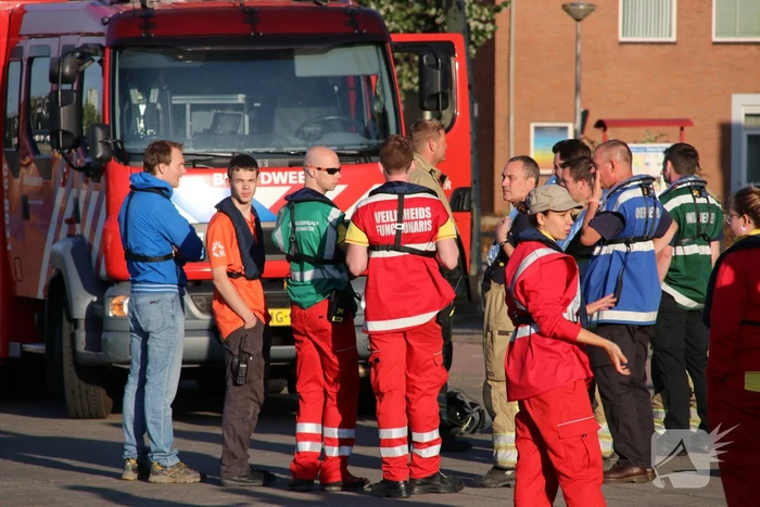 Grote oefening hulpdiensten insteekhaven